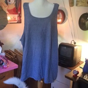 Men’s blue tank basic